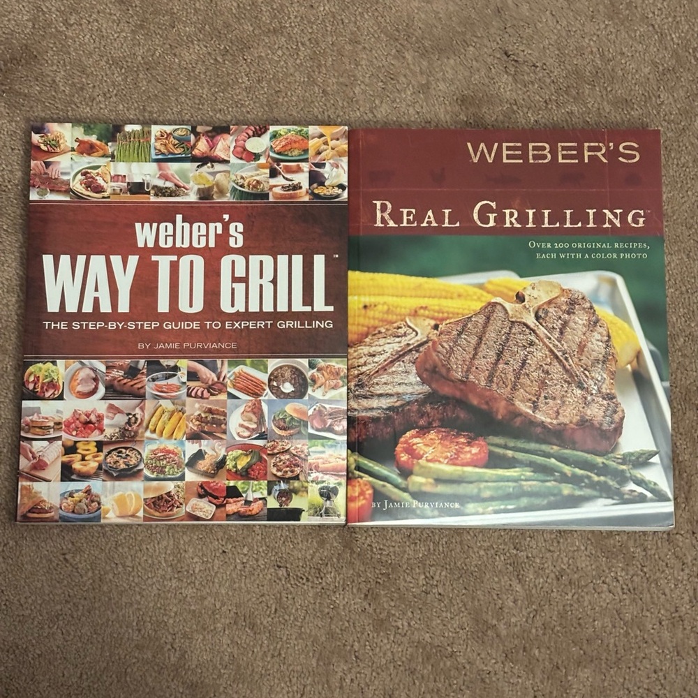 2 Weber’s Grilling Cookbooks